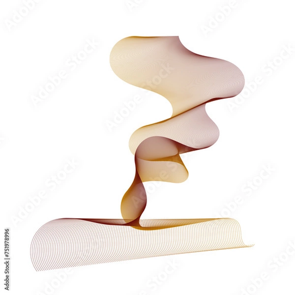 Obraz Wave Gradient Line