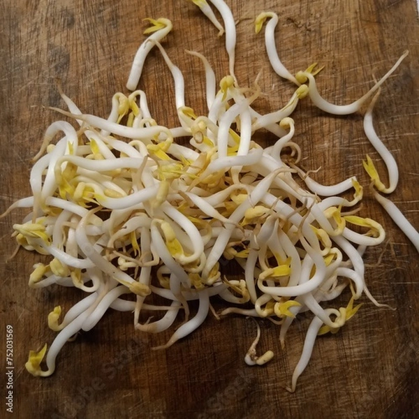 Obraz beans on wooden background
