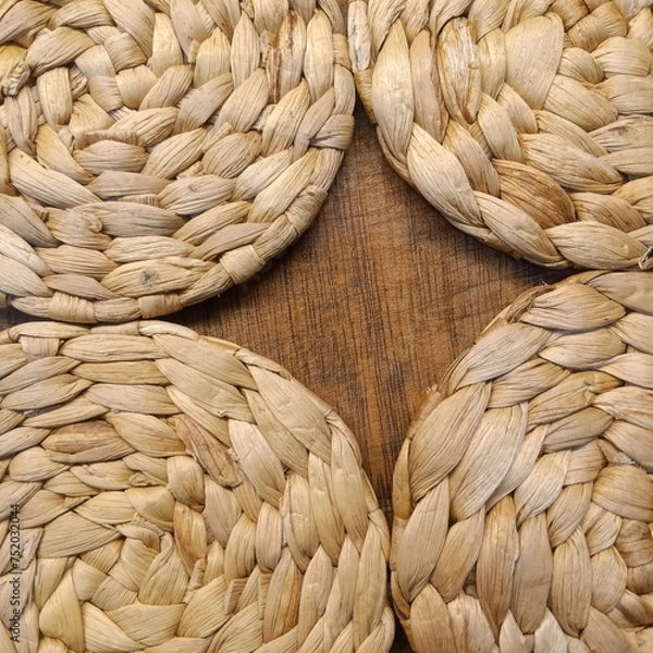 Obraz wicker basket weave texture