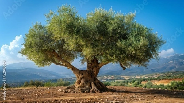 Obraz Olive Tree in Morocco Generative AI