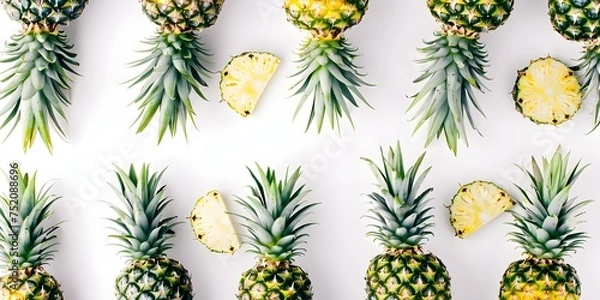 Obraz Pineapples Pattern: Artistry in Nature