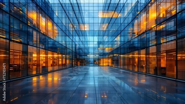 Fototapeta Office Dynamics in Business, Finance and Corporate Environment