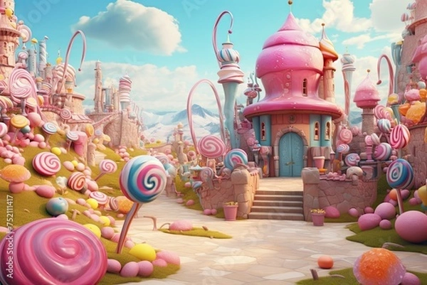 Obraz Exploring the Sugary Realm