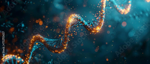Fototapeta dna structure and human genome