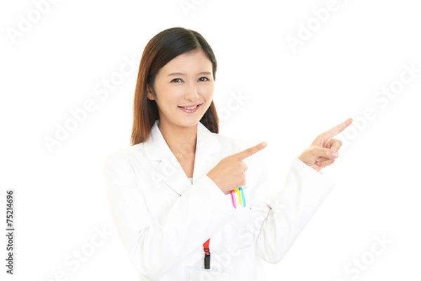 Fototapeta 笑顔の女医