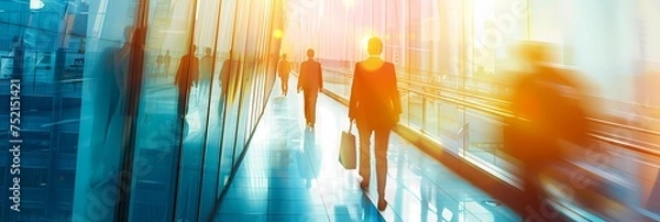 Obraz ビジネスの抽象的なイメージ