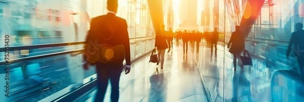 Obraz ビジネスの抽象的なイメージ