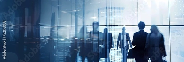 Obraz ビジネスの抽象的なイメージ