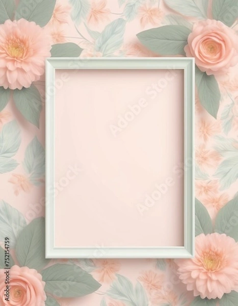 Obraz vintage background with roses