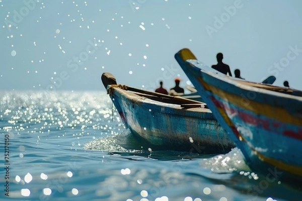 Obraz African fishermen