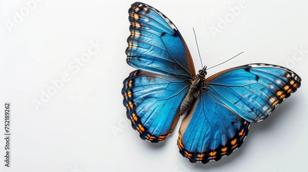 Fototapeta butterfly on white background