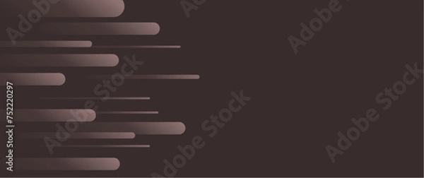 Fototapeta abstract horizontal seamless ellipse curve shape pattern vector illustration with large copy space for background, banner, poster