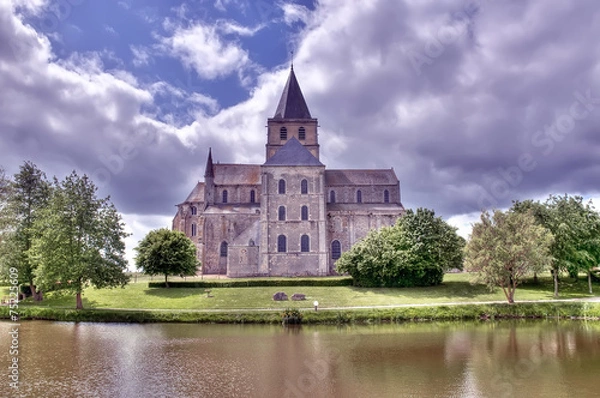 Obraz France, Cerisy-La-Forêt - Abbaye