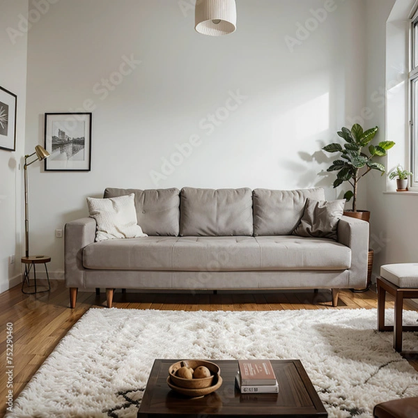 Fototapeta modern living room interior design 