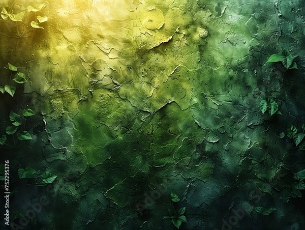 Obraz grunge background with leaves