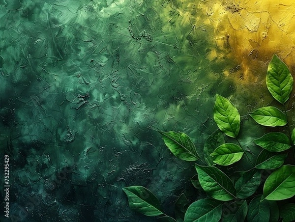 Obraz background with leaves