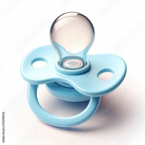 Fototapeta pacifier isolated on white