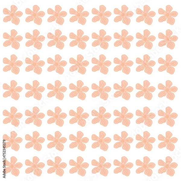 Fototapeta Natural Botanical Summer Spring Design Pattern Vector
