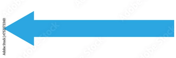 Fototapeta 長い矢印　左