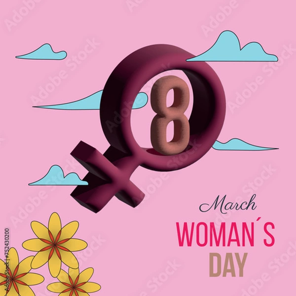 Obraz Card womans day