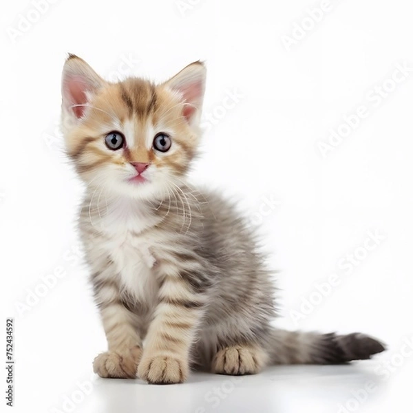 Obraz british kitten on white
