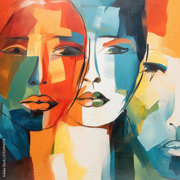 Obraz abstract portrait 