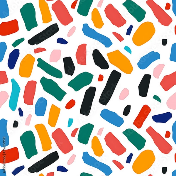Fototapeta Seamless Confetti Pattern