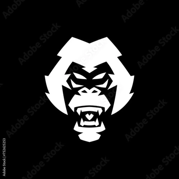 Obraz Gorilla Face Logo