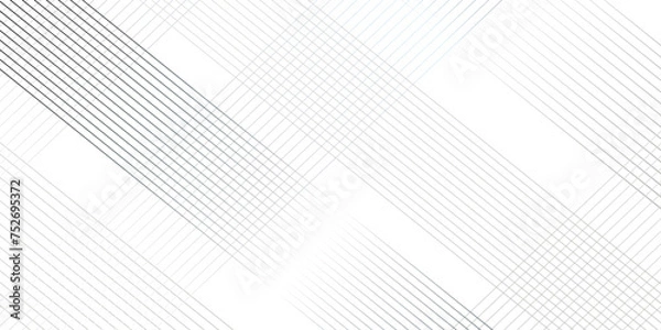 Fototapeta Vector gradient gray line abstract pattern Transparent monochrome striped texture, minimal background. Abstract background wave line elegant white striped diagonal line technology concept web texture.