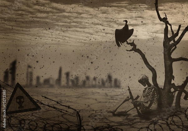 Obraz Image catastrophe on Earth