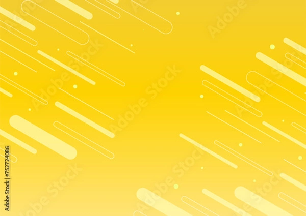Obraz ポップな黄色のグラフィック背景
