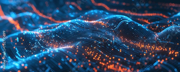 Fototapeta blue background