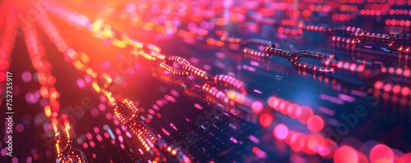 Fototapeta abstract background with lights