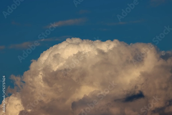 Fototapeta Clouds during a thunderstorm.