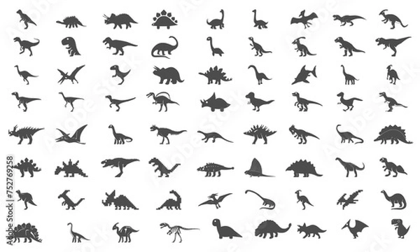 Obraz Dino icon bundle