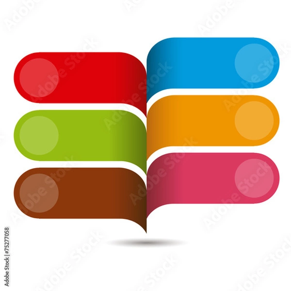 Obraz Menu infografia. diseño web