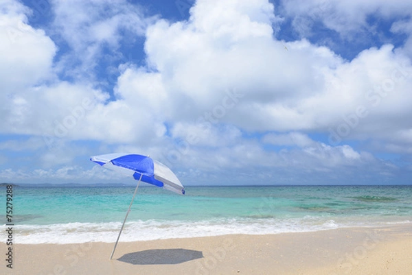 Fototapeta 爽やかな空と美しい海
