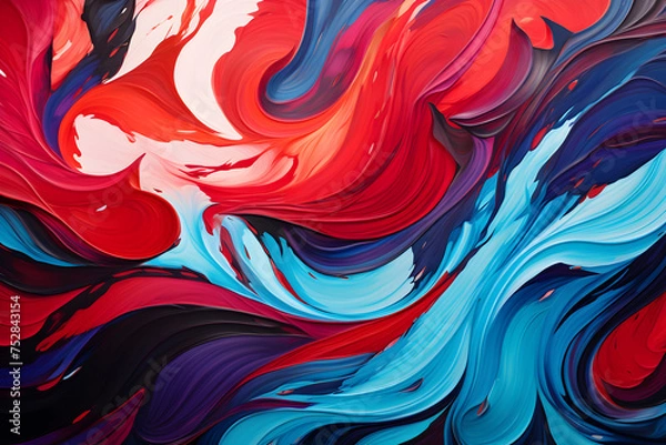 Obraz Abstract summer artistic illustration pattern. Creative collage contemporary seamless pattern. Fashionable template for design