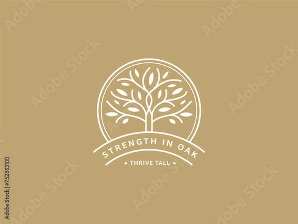 Obraz Professional Oak Tree Logo Design