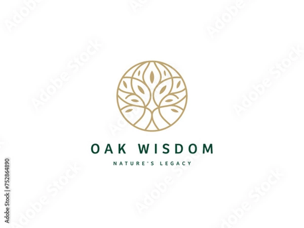 Obraz Professional Oak Tree Logo Design