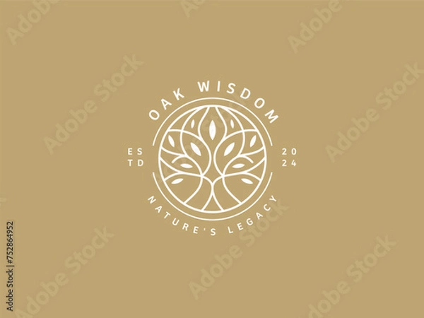 Obraz Professional Oak Tree Logo Design