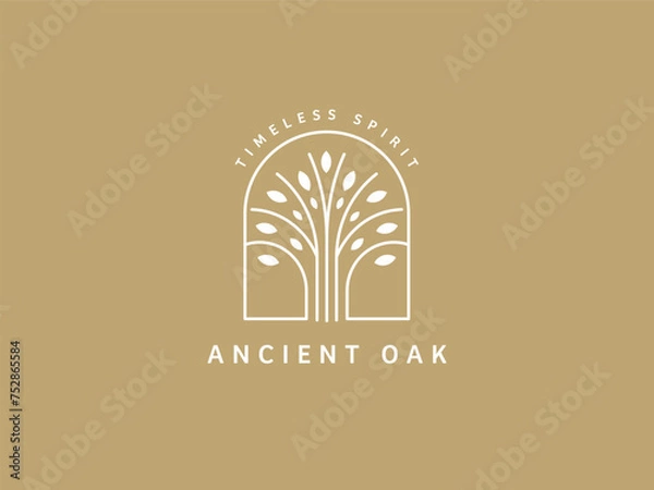 Obraz Professional Oak Tree Logo Design
