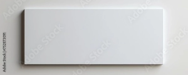 Fototapeta Mock up of Panoramic Blank picture frame