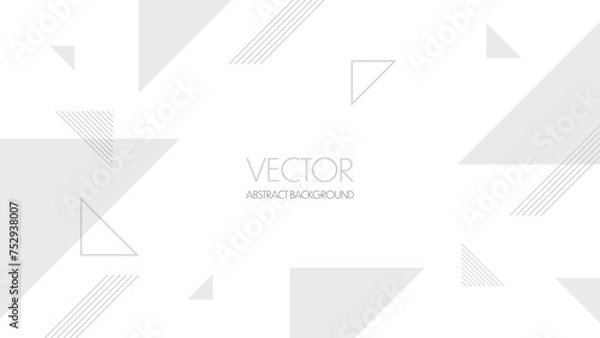 Obraz 三角形をあしらった幾何学的な背景