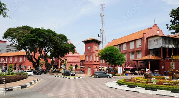 Obraz Central square in Melaka. Malaysia