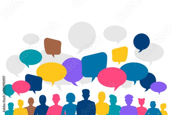 Obraz social network concept