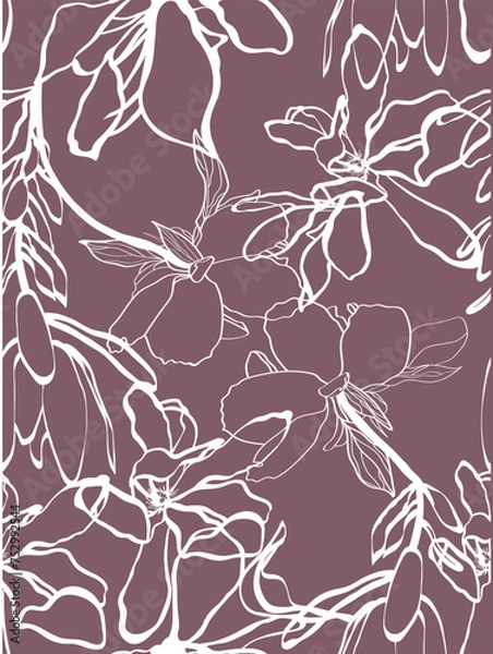 Obraz seamless floral pattern