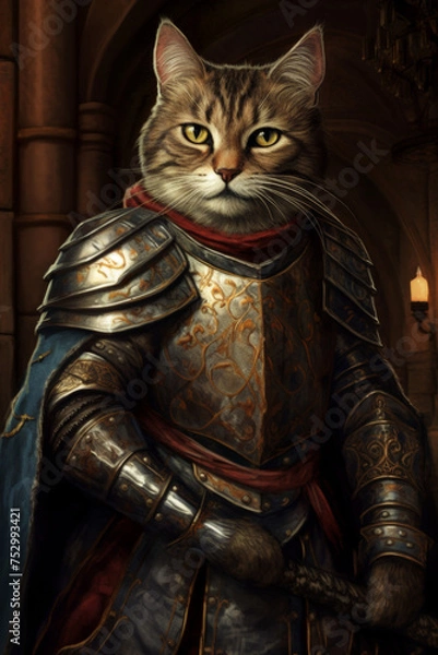 Obraz Cat Knight 