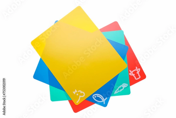 Obraz Set of flexible cutting boards
