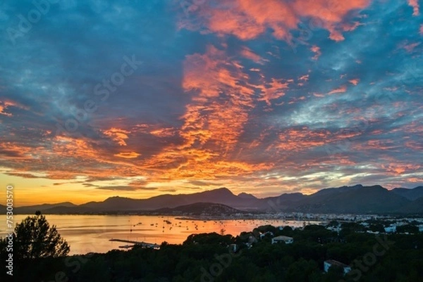 Obraz sunset on Mallorca